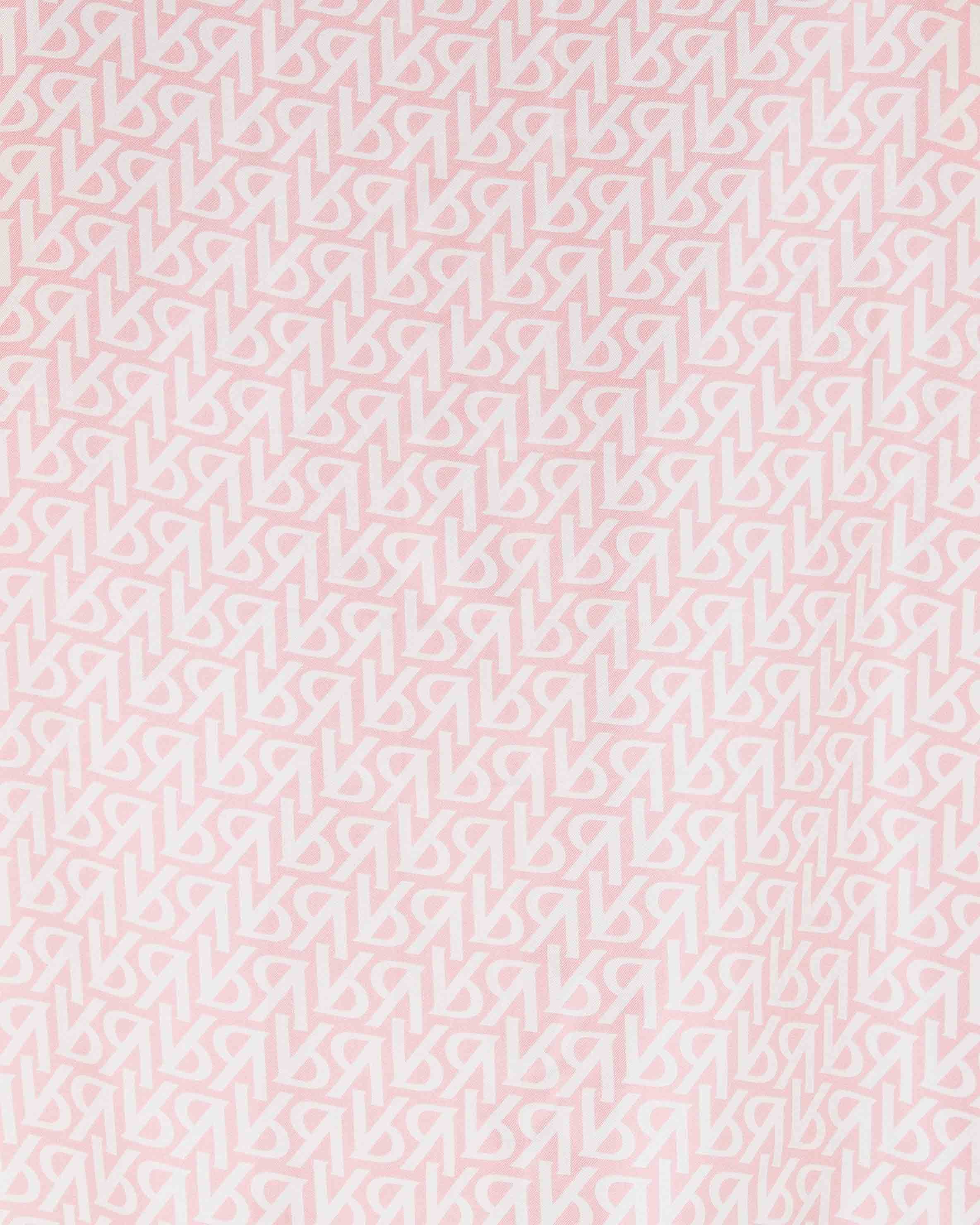 Initial Silk Bandana - Pink